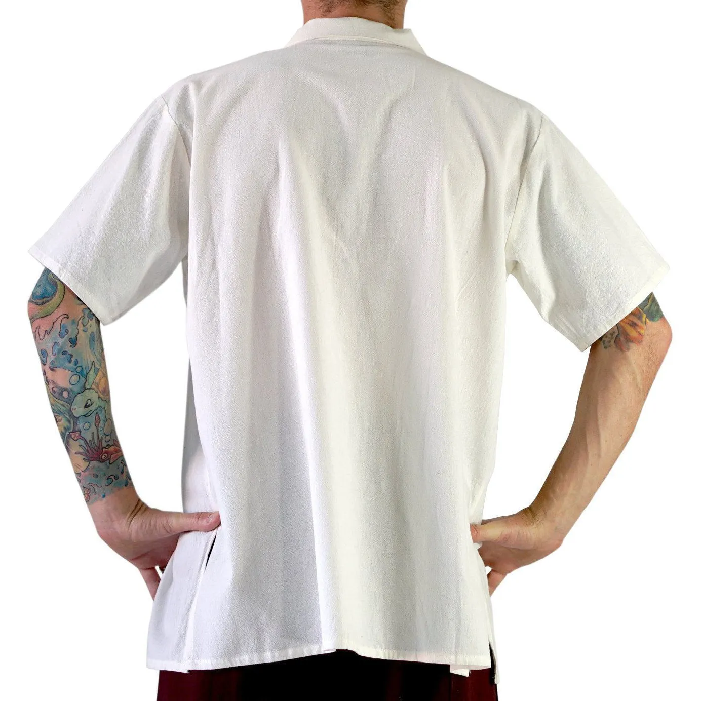 'Renaissance Shirt', Short Sleeves- Cream