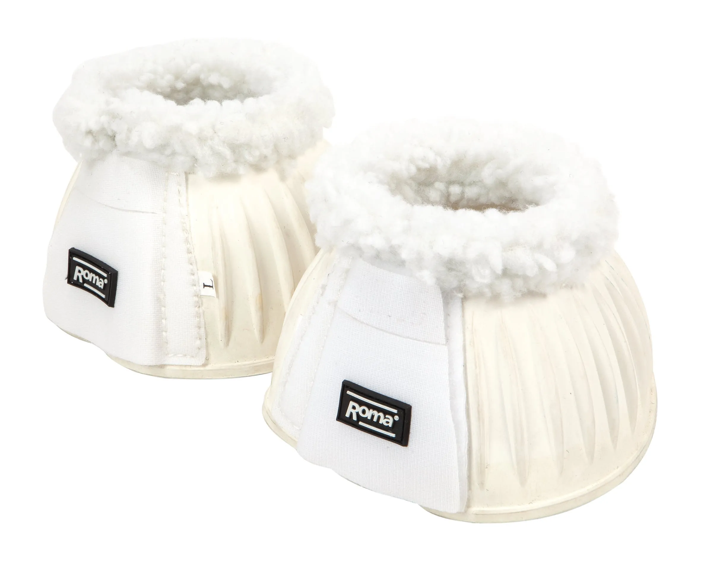 Roma Fleece Trim Rubber Bell Boots