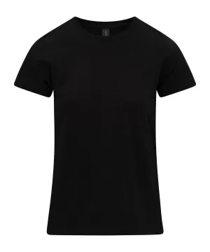 Softstyle midweight womens t-shirt | Pitch Black