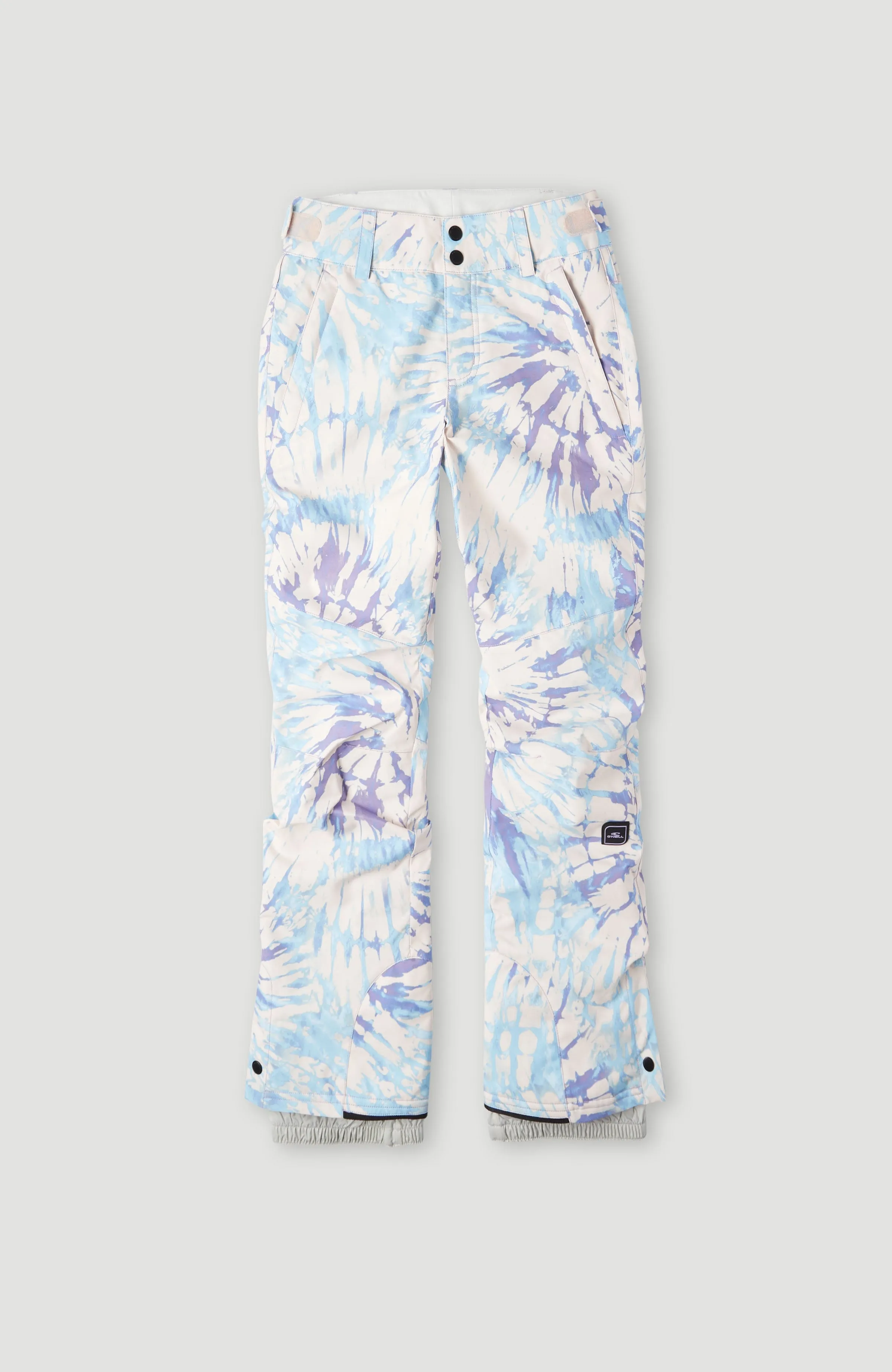 Star Printed Snow Pants | Pink Tie Dye