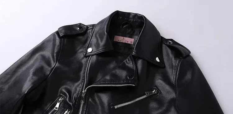 Temperament Slim Fit Motorcycle Jacket