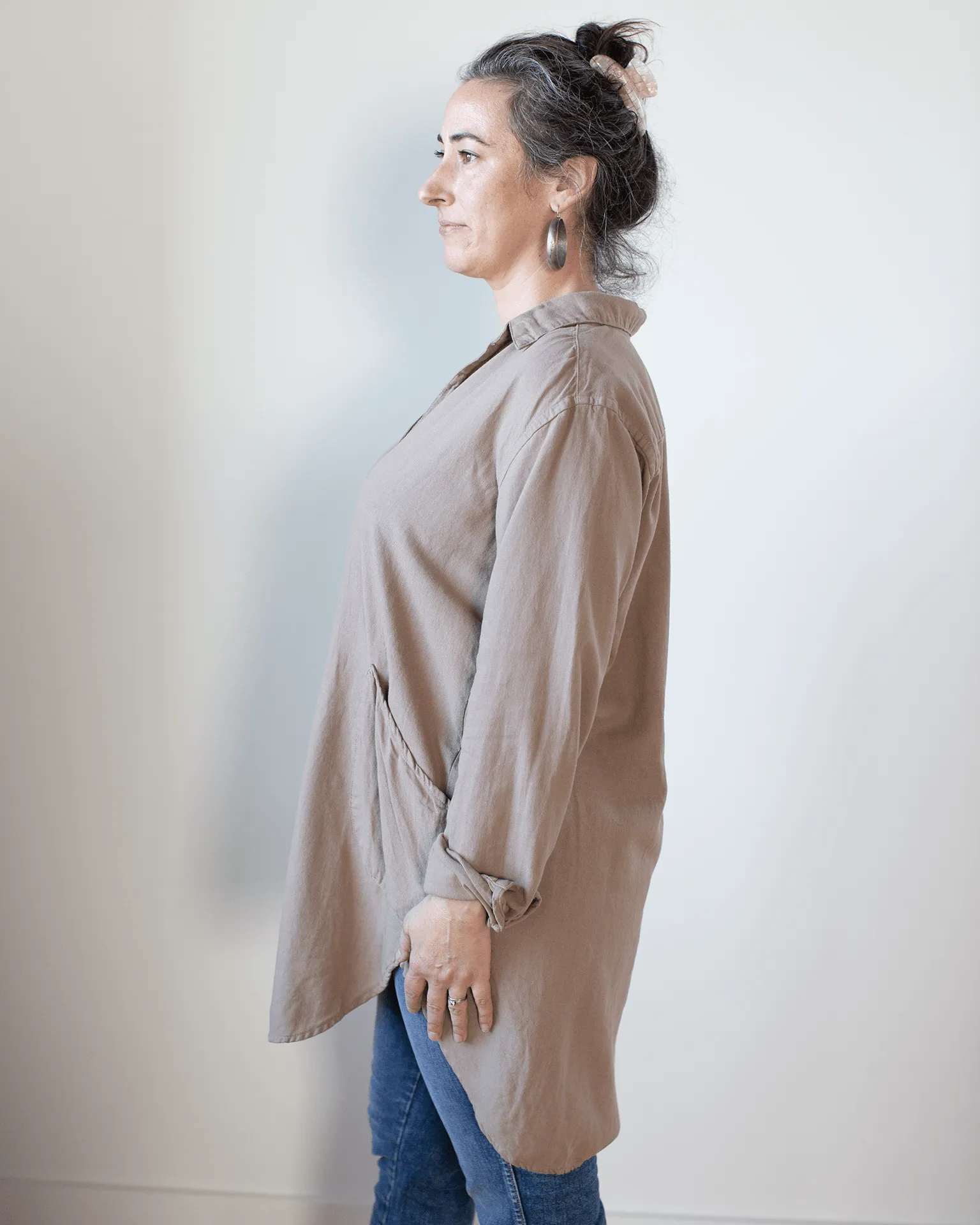 Teton - L/W Cotton Twill in Taupe