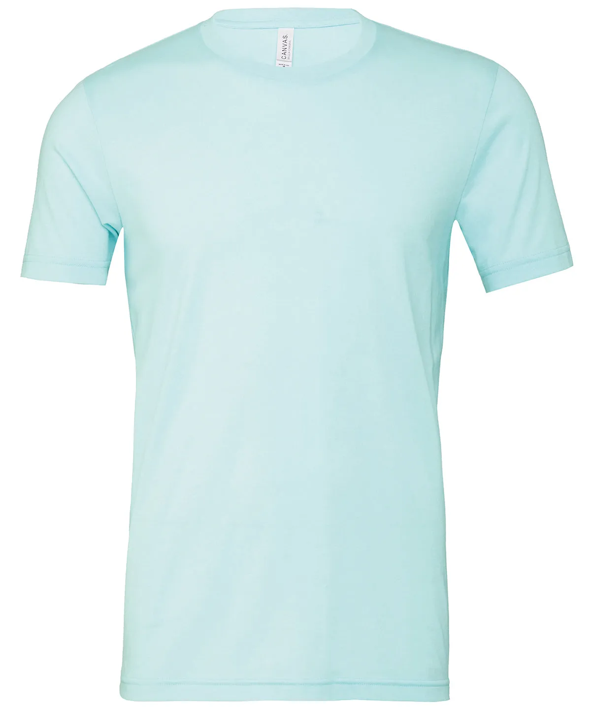 Unisex heather CVC short sleeve t-shirt | Heather Ice Blue