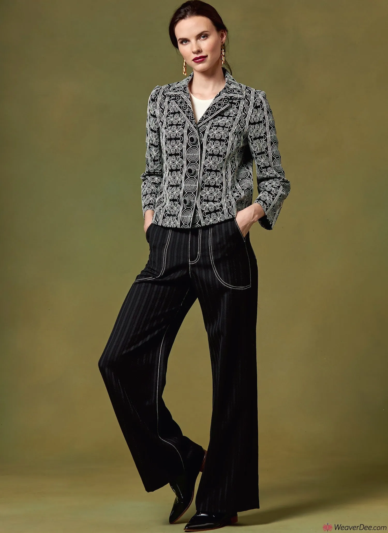 Vogue Pattern V1644 Misses' Jacket & Trousers