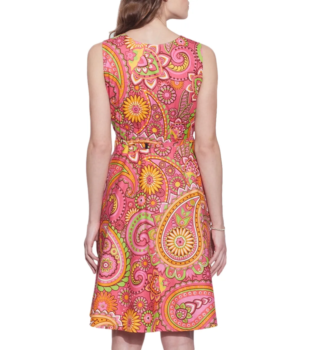 Women Apparels Cotton Printed Dress,Machine Washable,W-CPD38-1615, Size-38 Inch