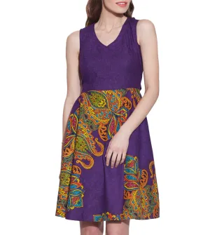 Womens Accessories Cotton Printed Dress,Machine Washable,W-CPD44-1625, Size-44 Inch