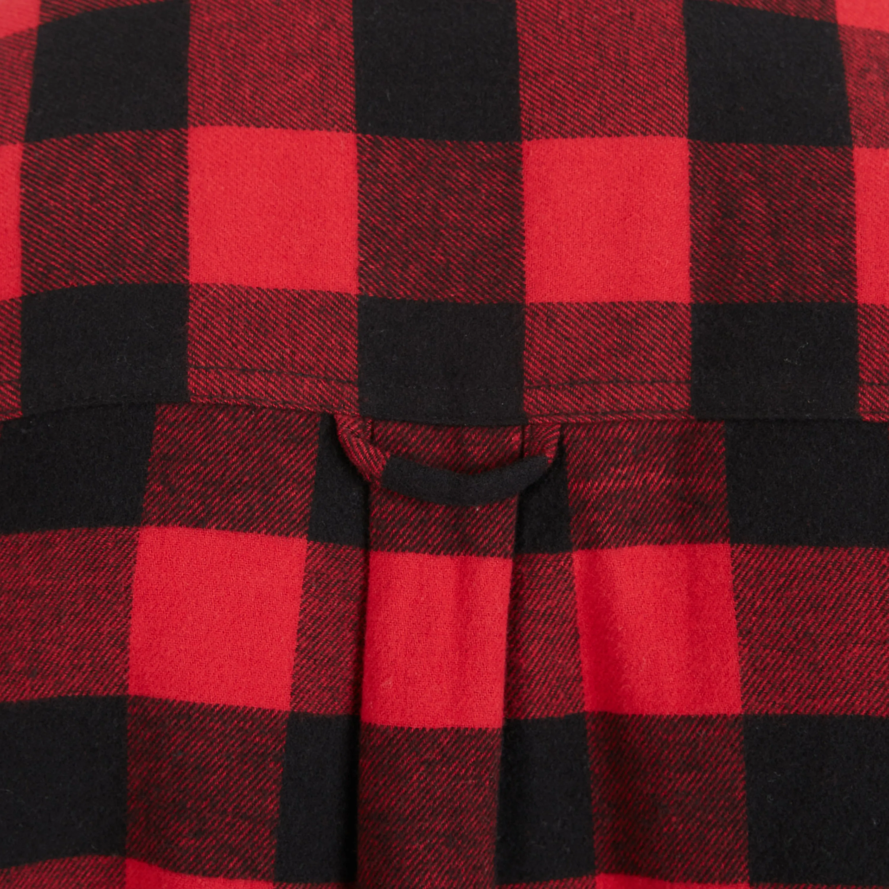 ZIP-FRONT SHERPA-LINED FLANNEL SHIRT JACKET